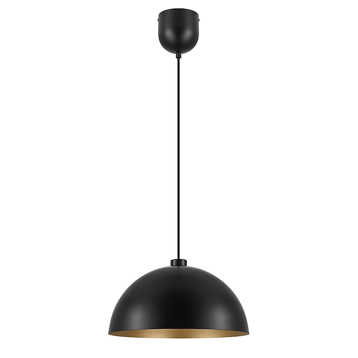 Suspension Songor GoodHome noir 38cm IP20 E27