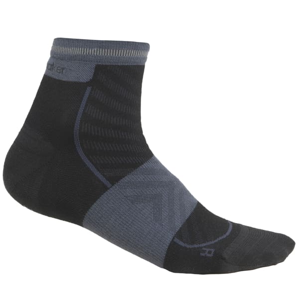 Chaussette running ICEBREAKER W MERINO RUN+ ULTRALIGHT BLACK/GRAPHITE
