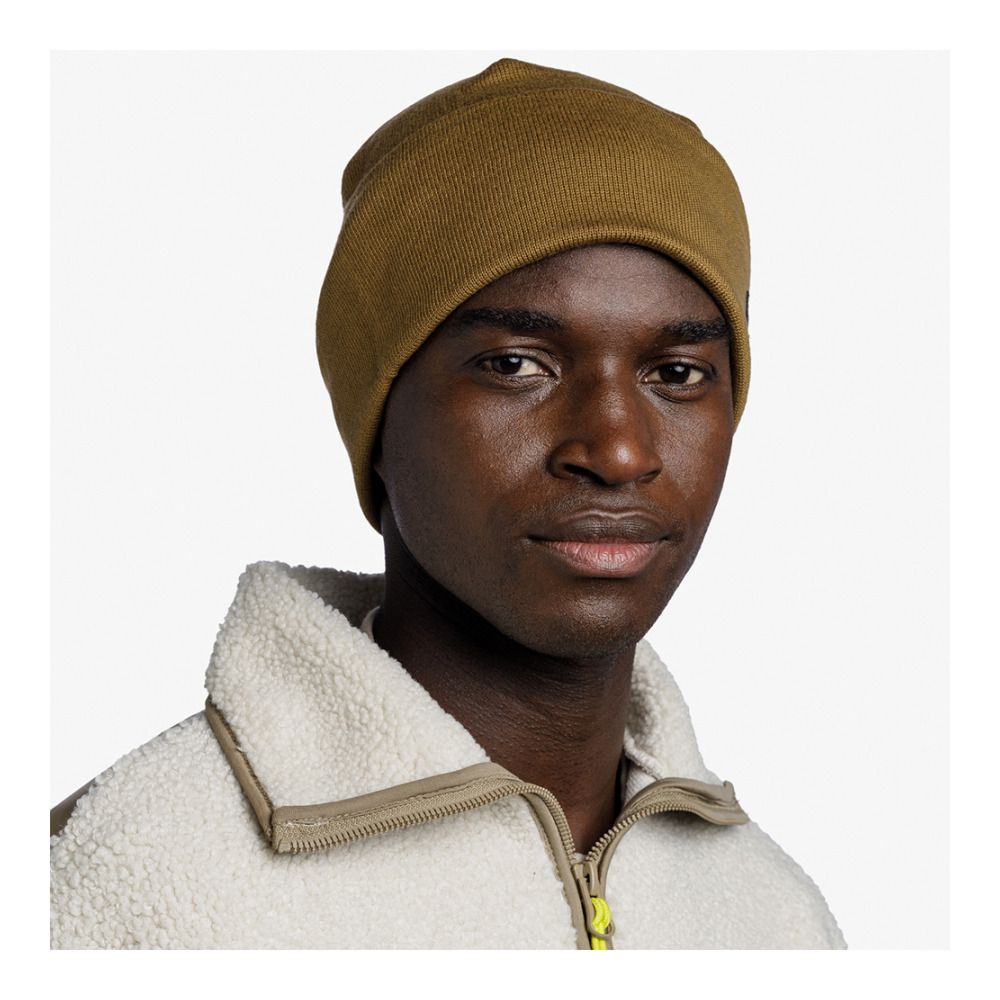 Buff KNITTED - Bonnet niels evo brindle brown