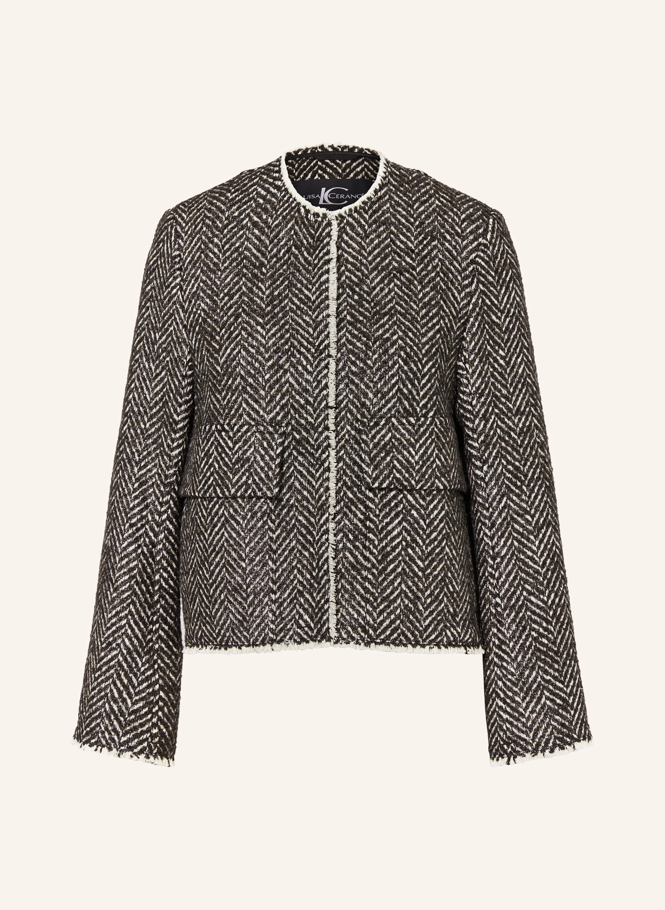 LUISA CERANO Kastenjacke mit Glitzergarn