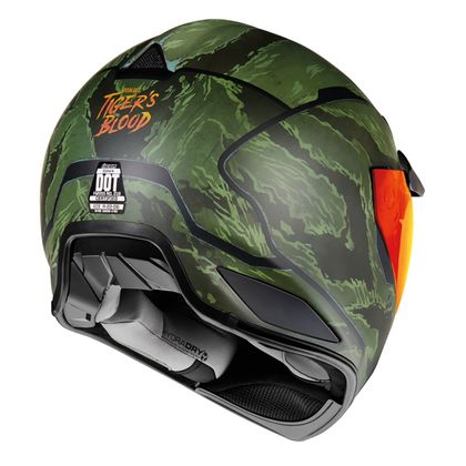 Casque Icon DOMAIN - TIGER'S BLOOD - Vert