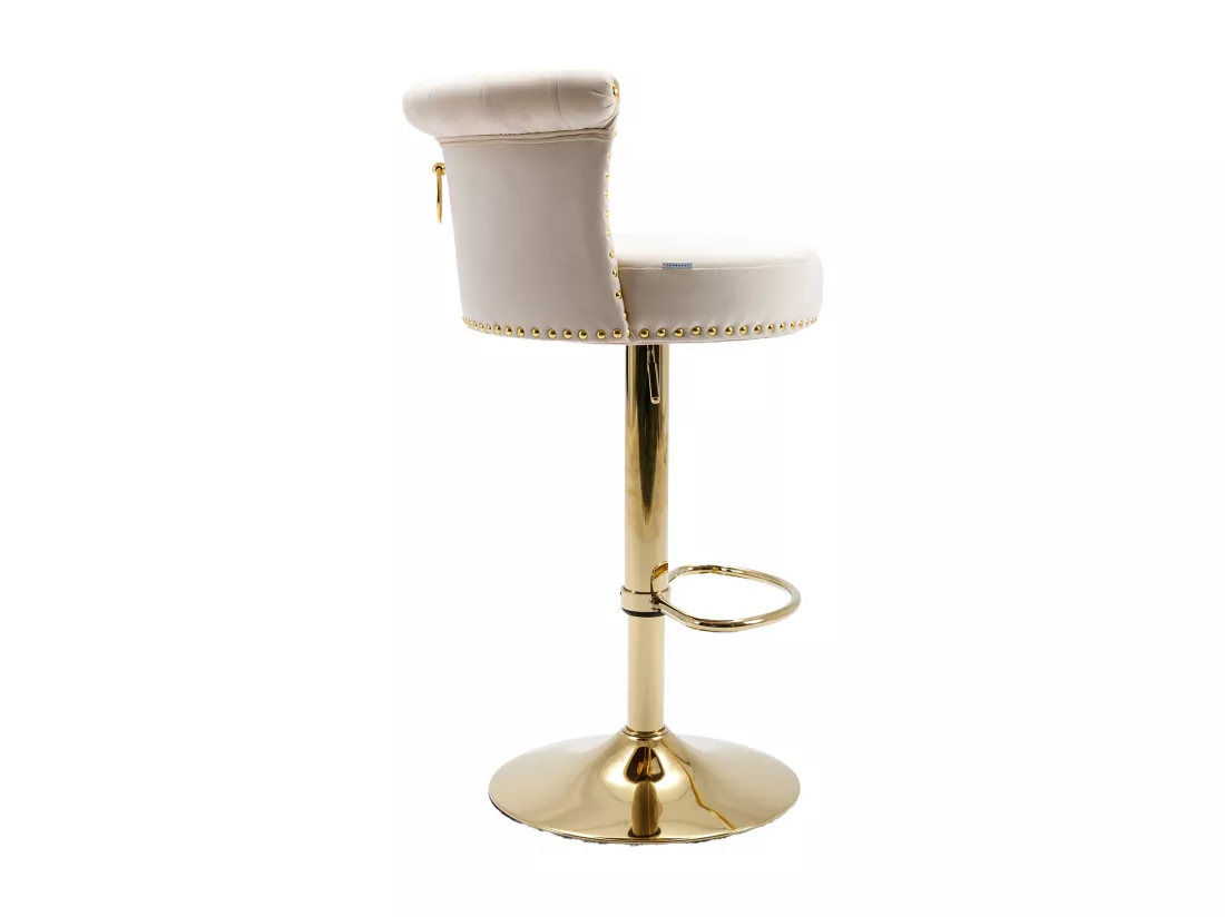 Tabourets de bar pivotants, chaises de comptoir réglables, avec repose-pieds pour la cuisine, la salle à manger,,2PC-SET