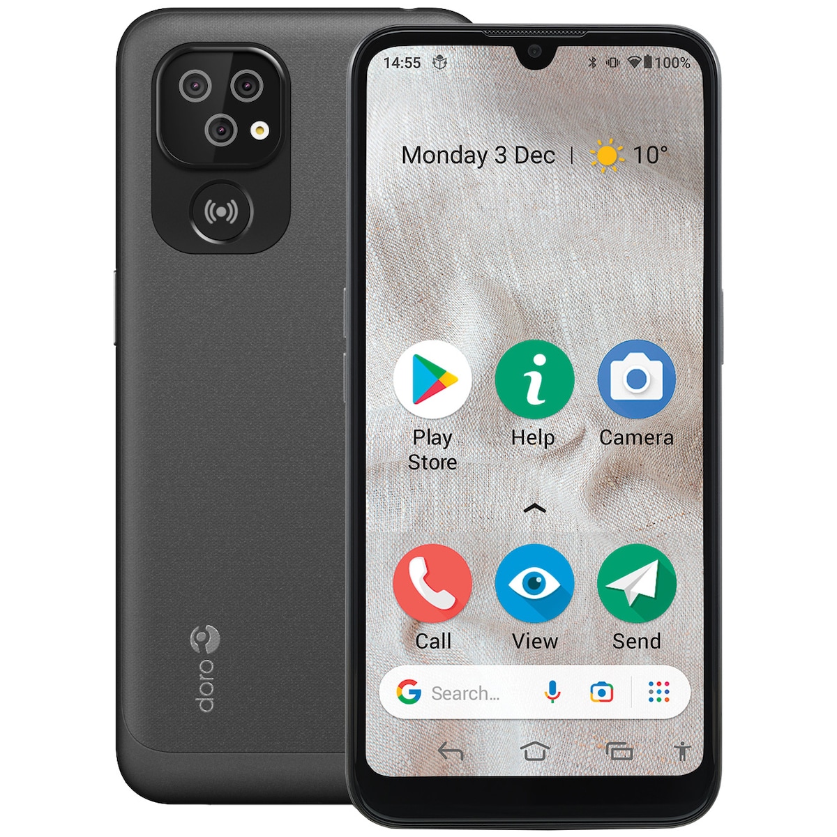 Doro 8110 smarttelefon (grafitt)