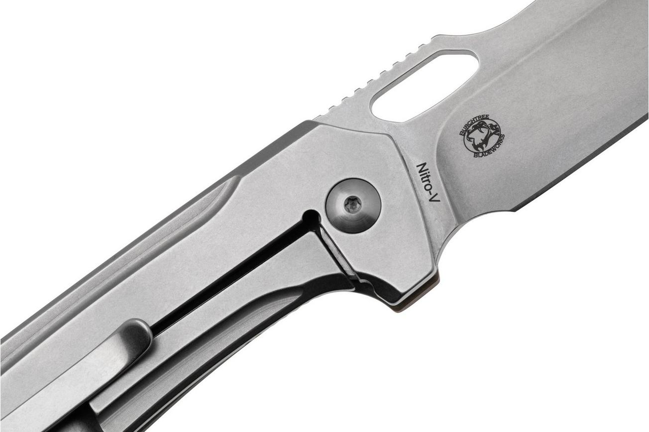 Böker Swoopy 01BO693 Nitro-V, Tan G10, zakmes. Michael Burch design