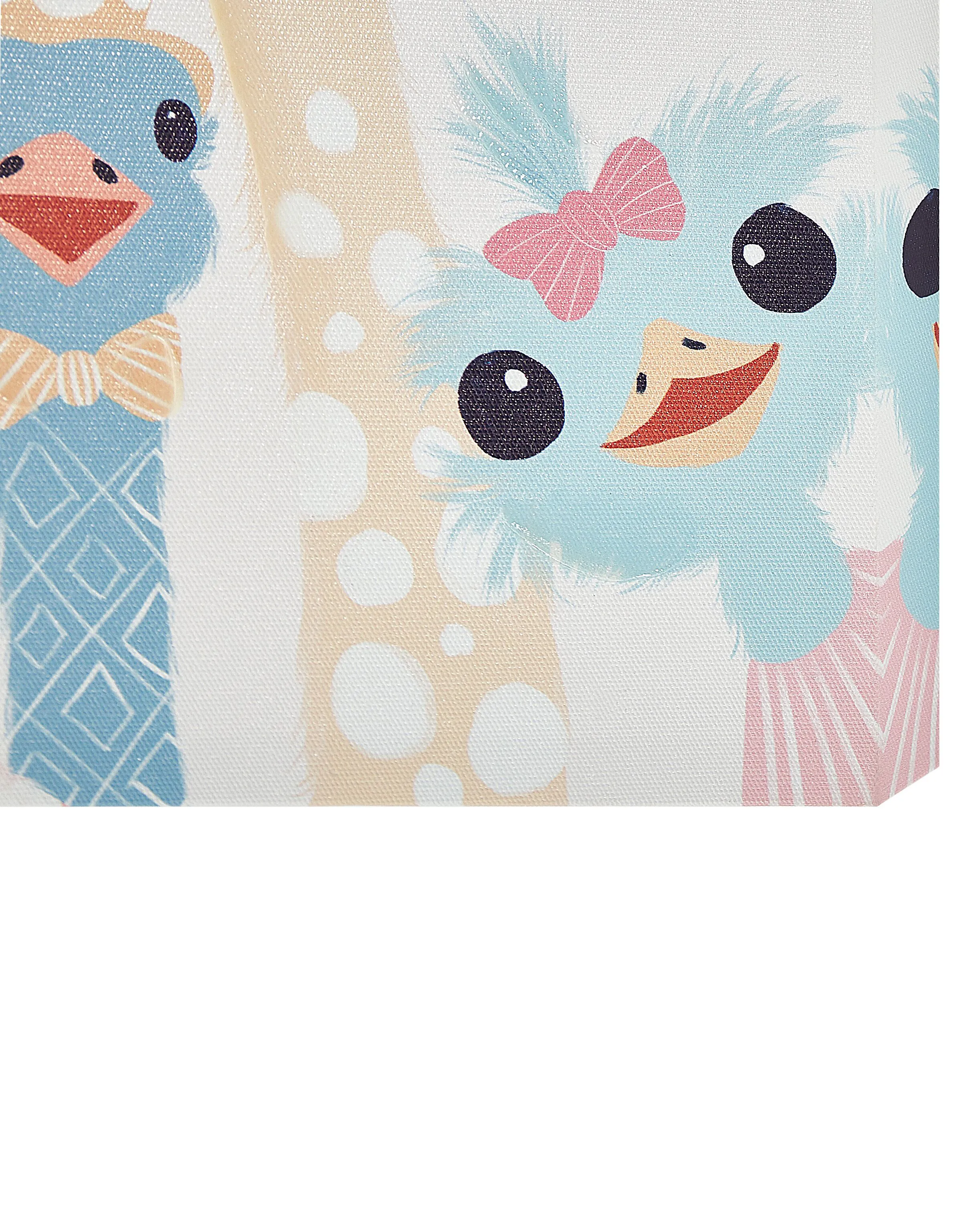 Set van 3 canvassen TILLIA Dieren motief 30 x 30 cm Meerkleurig