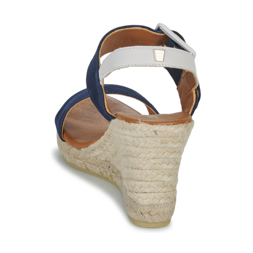 JB Martin - 1IRINA - CHEVRE VELOURS MARINE / CRAIE