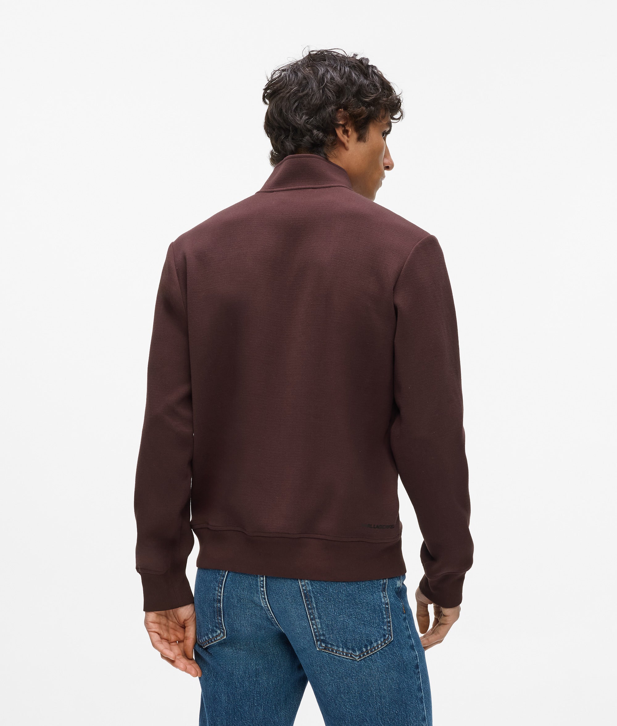 Sweater met kwartritssluiting