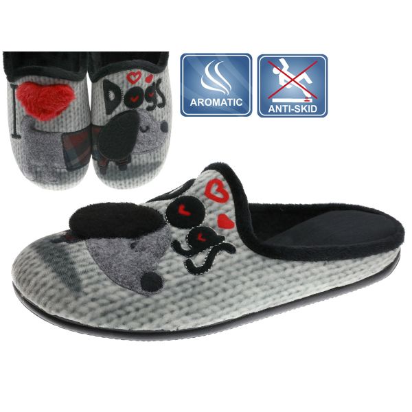 Beppi Chinelos de Quarto Femininos Cinza 39 - 2195500-39