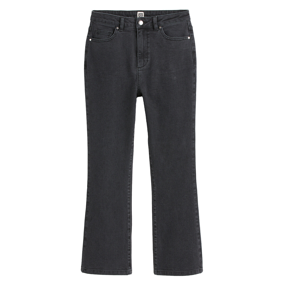 COLEÇÕES LA REDOUTE<br>Jeans kick flare, hoge taille