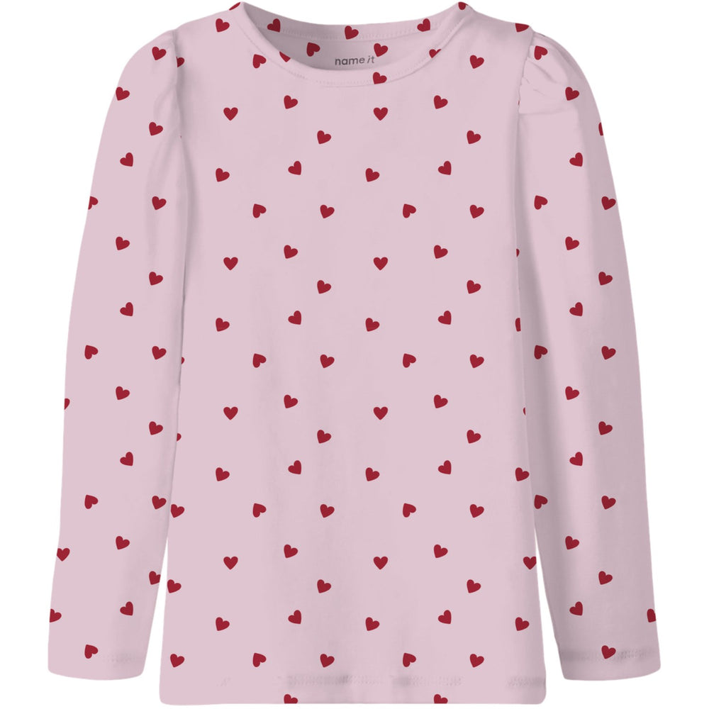 Køb Name It Cradle Pink Nmfbheart Xsl Ls Top