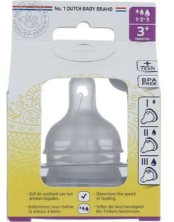 Difrax 1-2-3 Doseerspeen Wide 2ST