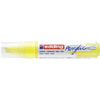Edding 5000 - Marqueur acrylique - jaune fluo