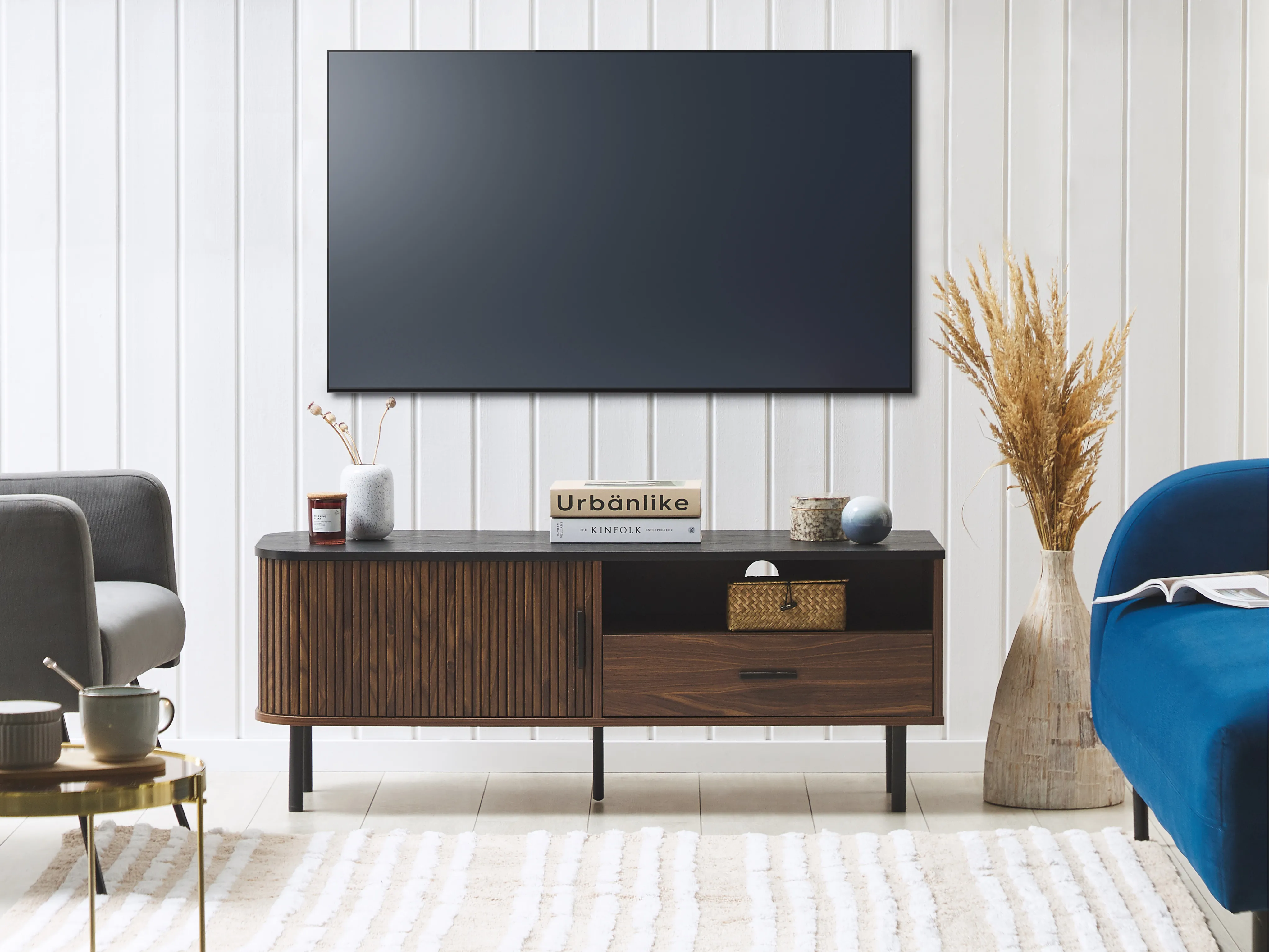 TV-meubel JOSE Donkerbruin