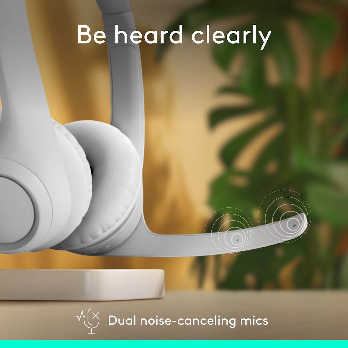 Logitech Zone 300 trådløst headset (off white)