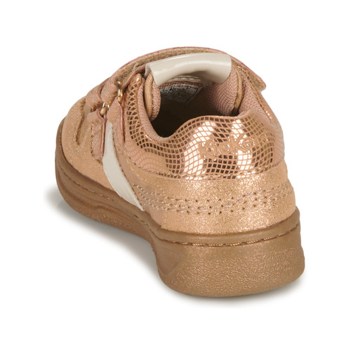 Kickers - KALIDO - Beige / Rose glitter