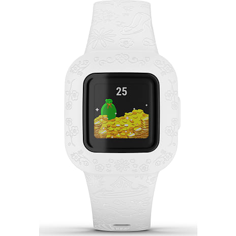 Garmin vivofit Jr. 3 Disney Princess aktivitetssporer med bånd - hvid