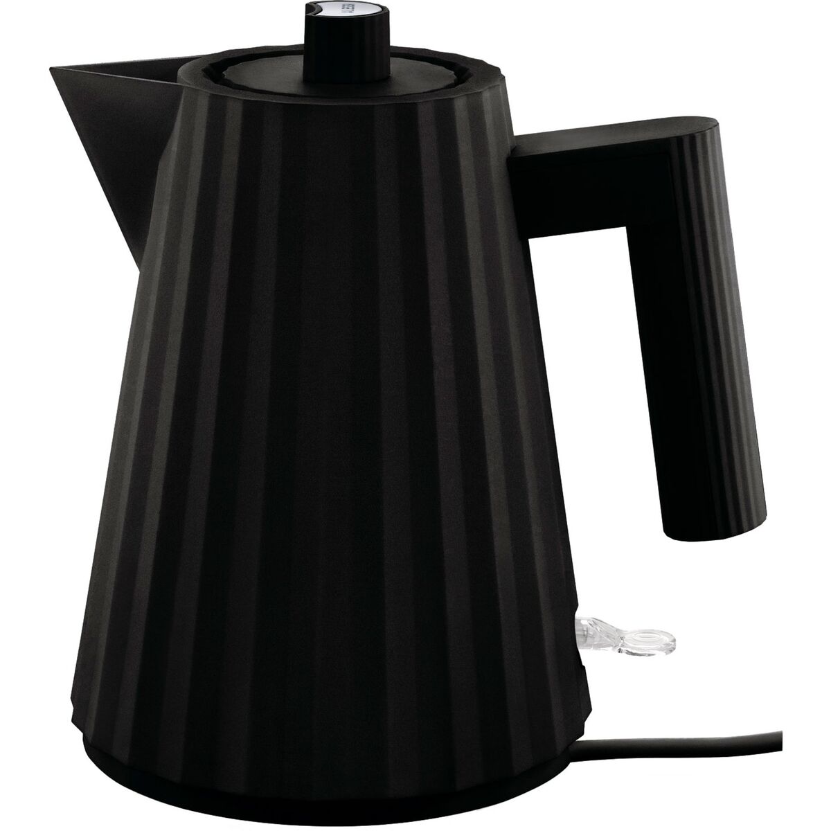 MDL06 Plissé vannkoker 1 liter, sort
