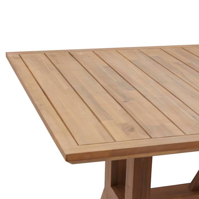 Table haute de jardin rectangulaire PAPOUASIE Acacia
