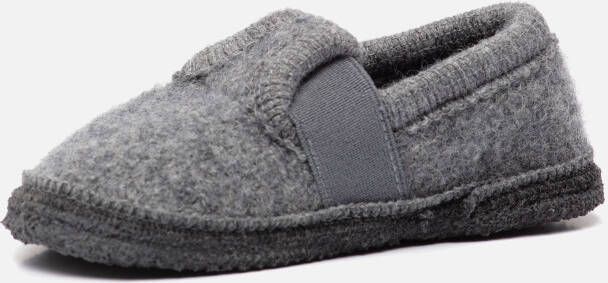 Bergstein kids pantoffels Grijs Wol Effen 22