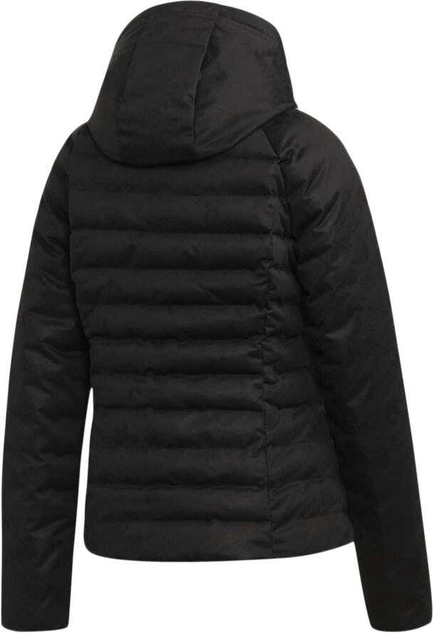adidas hooded slim jacket Sort