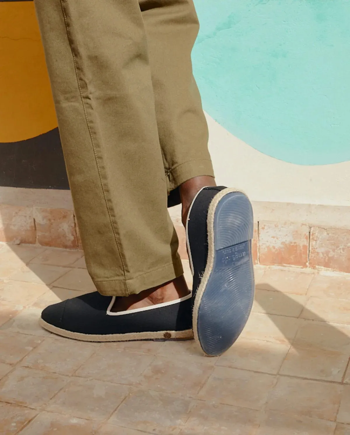 Espadrille en coton Angarde