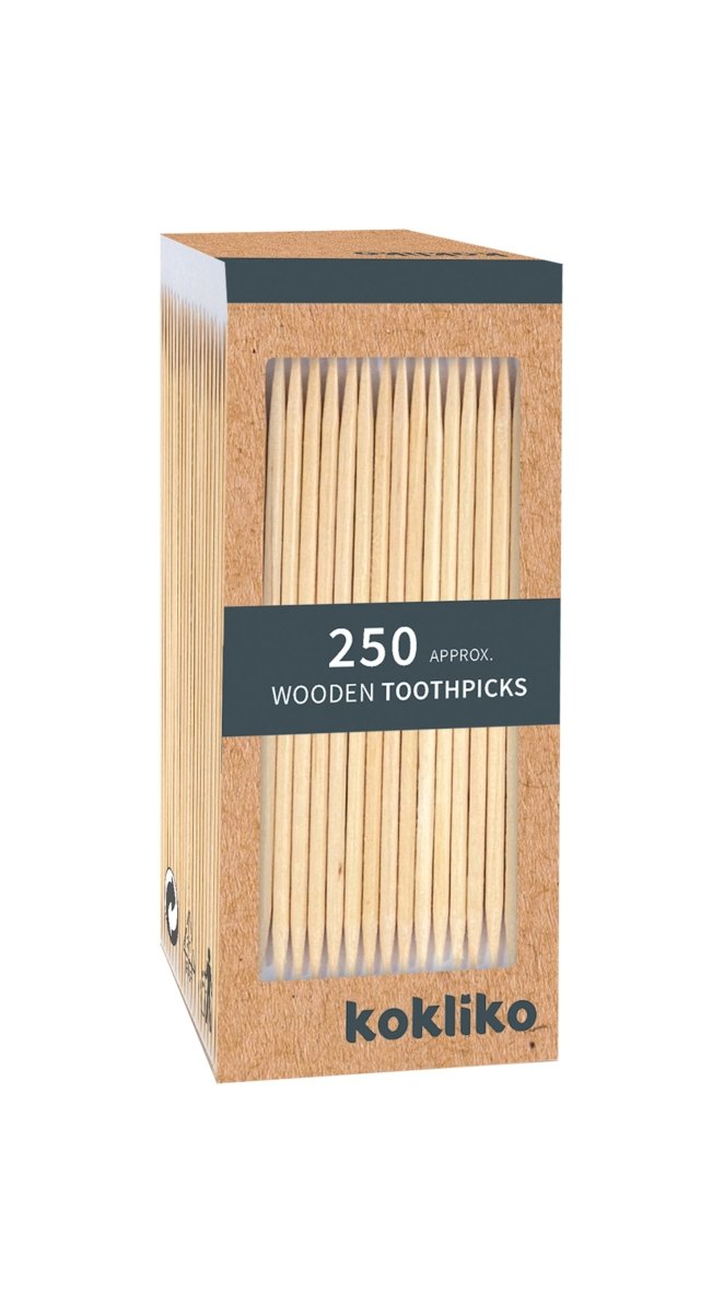 Bruine Cocktailprikkers Hout 250st