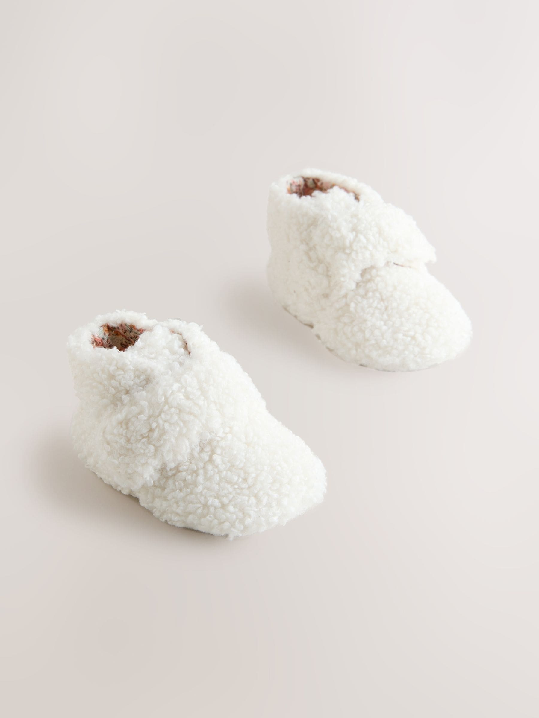 Neutraal - Baby Cosy Boots met Klittenbandsluiting (0-18maanden)