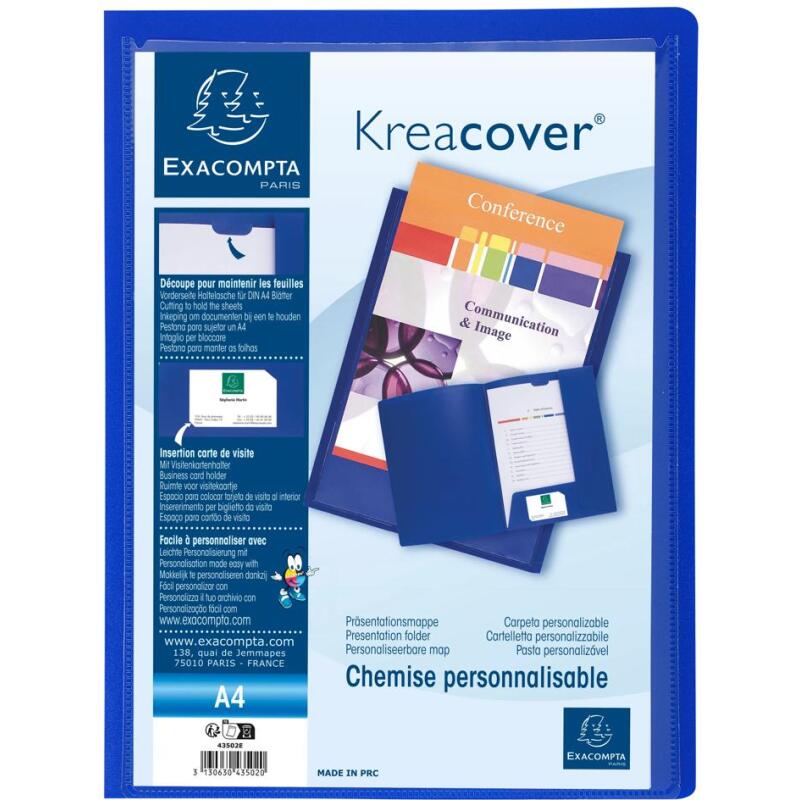 Chemise de présentation polypropylène souple Krea Cover - A4