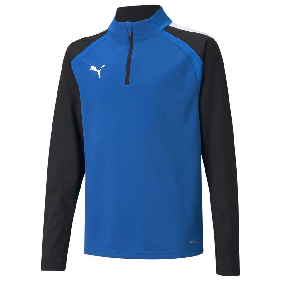 Puma Haut de football à fermeture zippée courte teamLIGA Enfant et Adolescent
