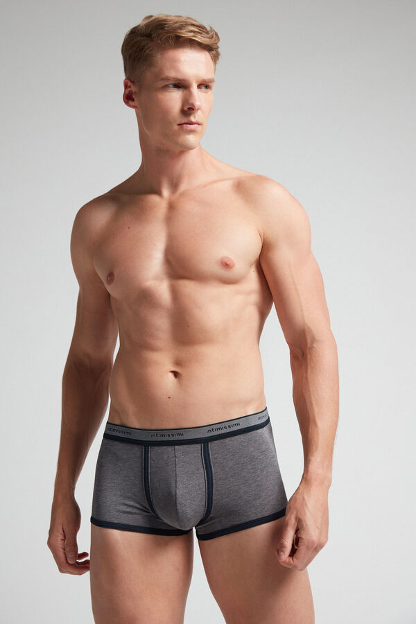 Cuecas boxer Supima® Natural Fresh Cotton com logotipo