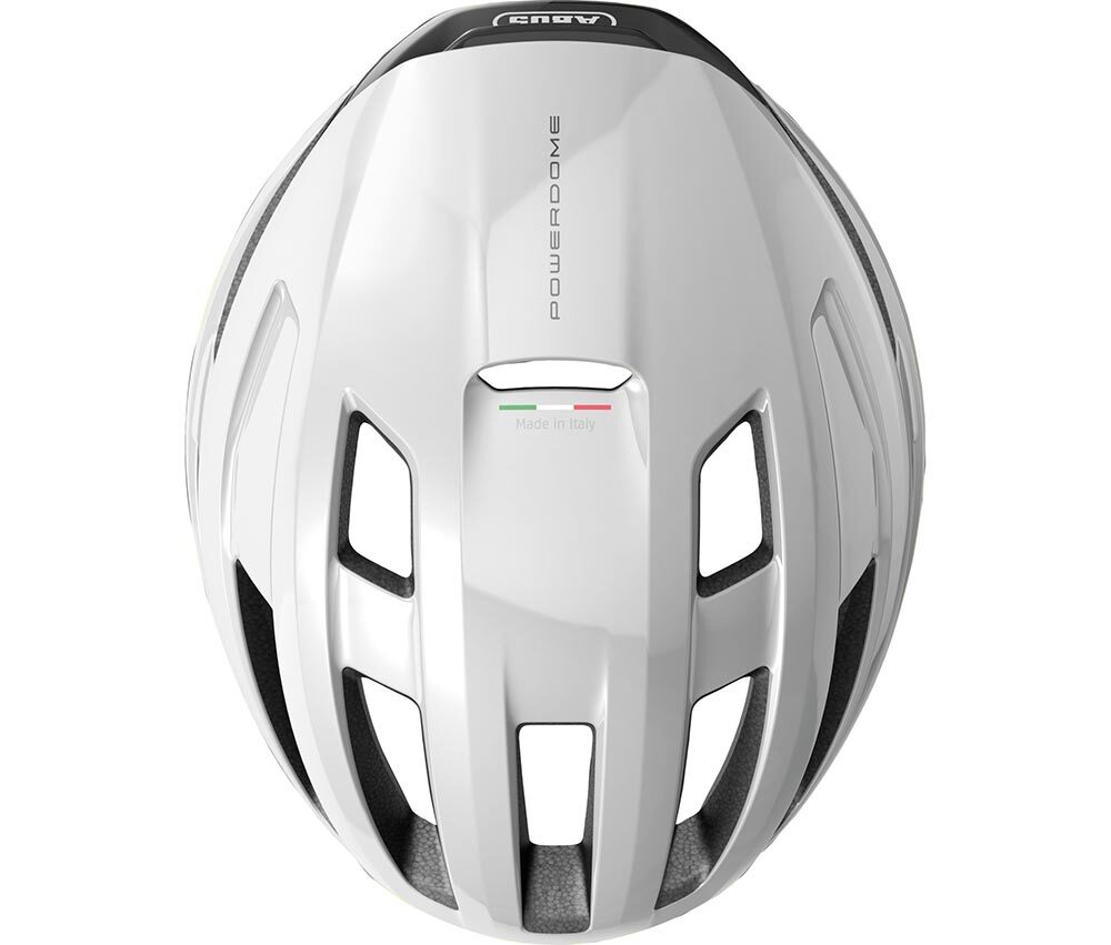 Abus PowerDome Race Fietshelm Shiny Wit