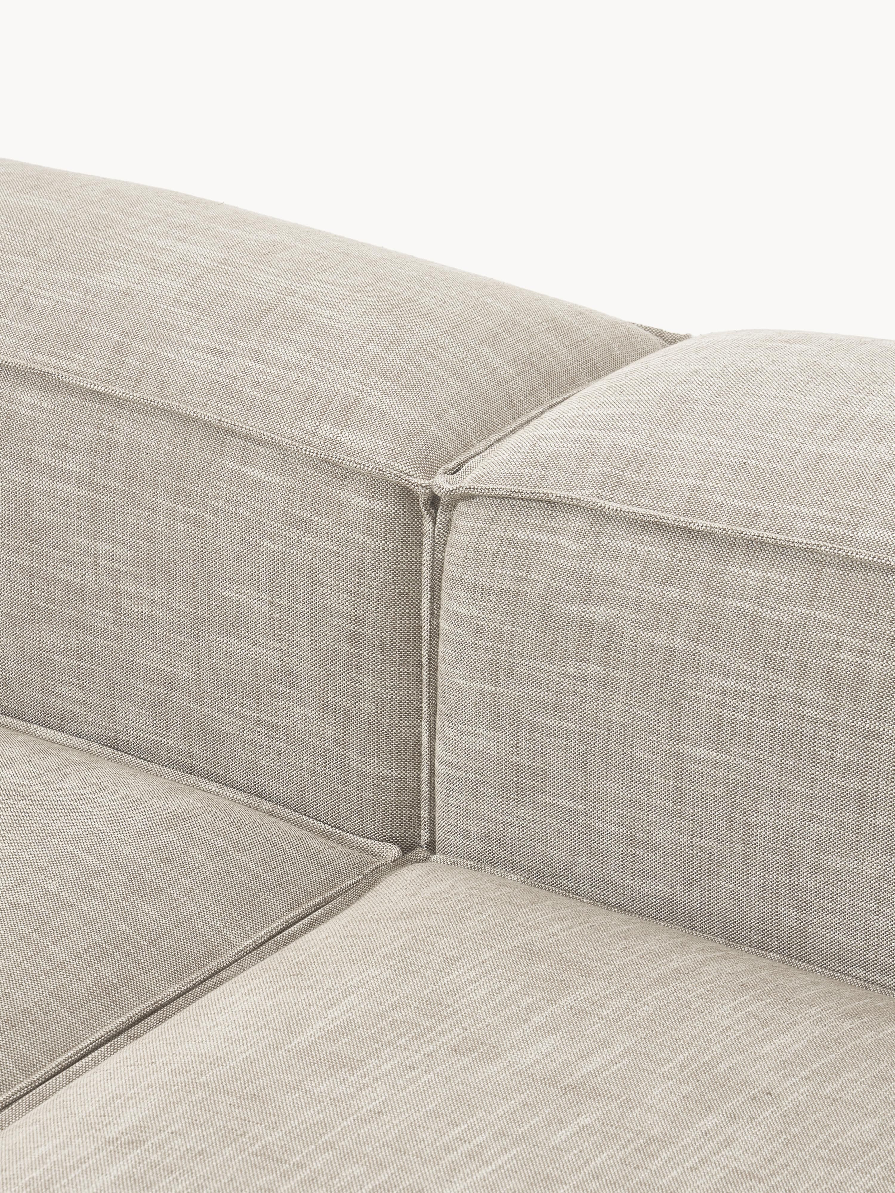 Modulaire bank Lennon (3-zits) van linnenmix