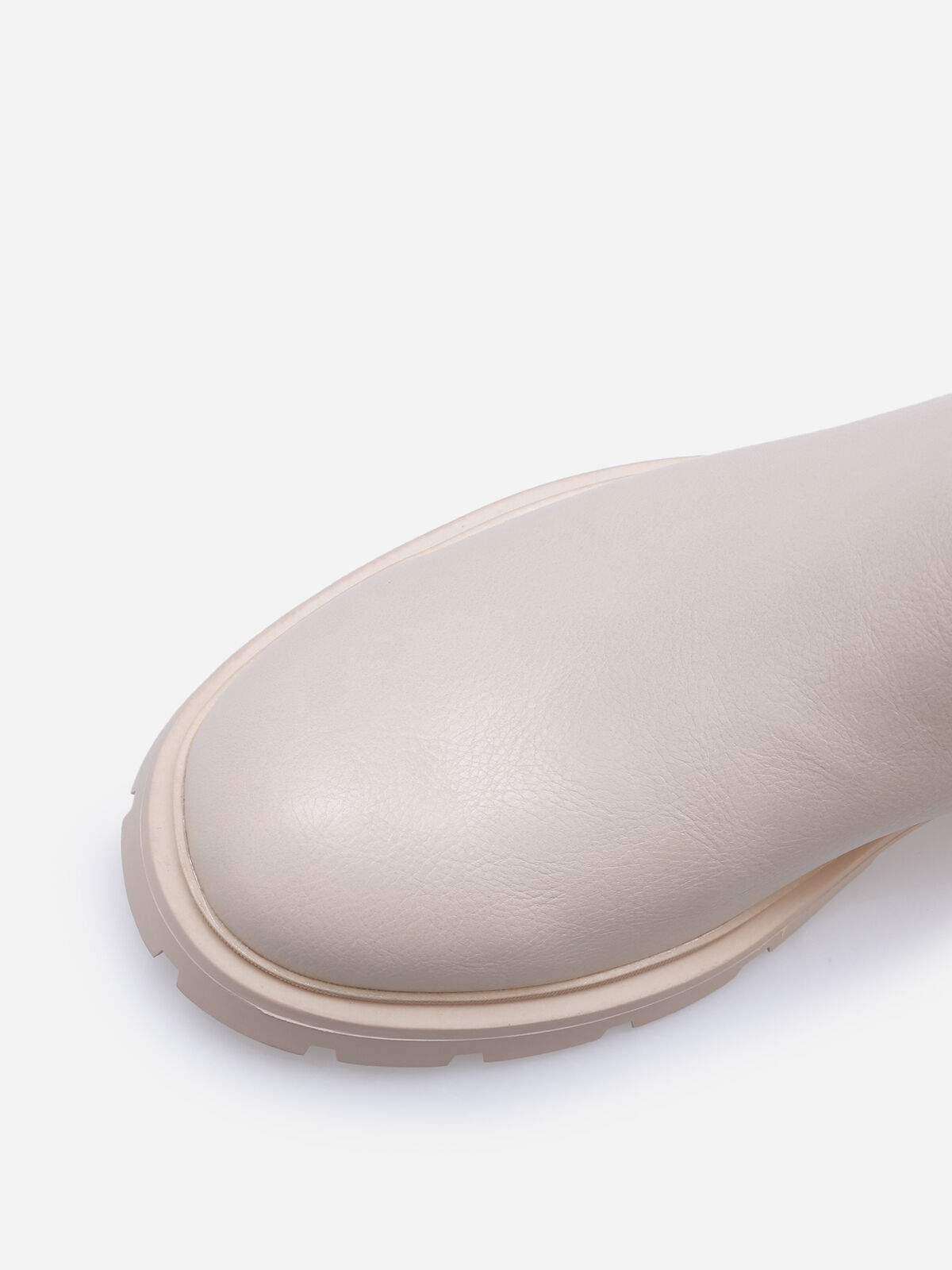 Chelsea à semelle crantée- Beige