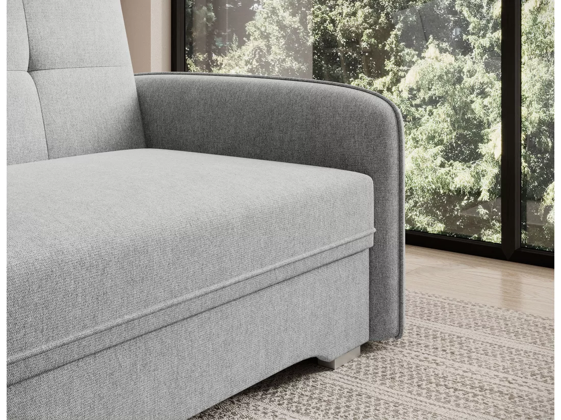 1 Pers. Canapé Solo/Tissu/Gris