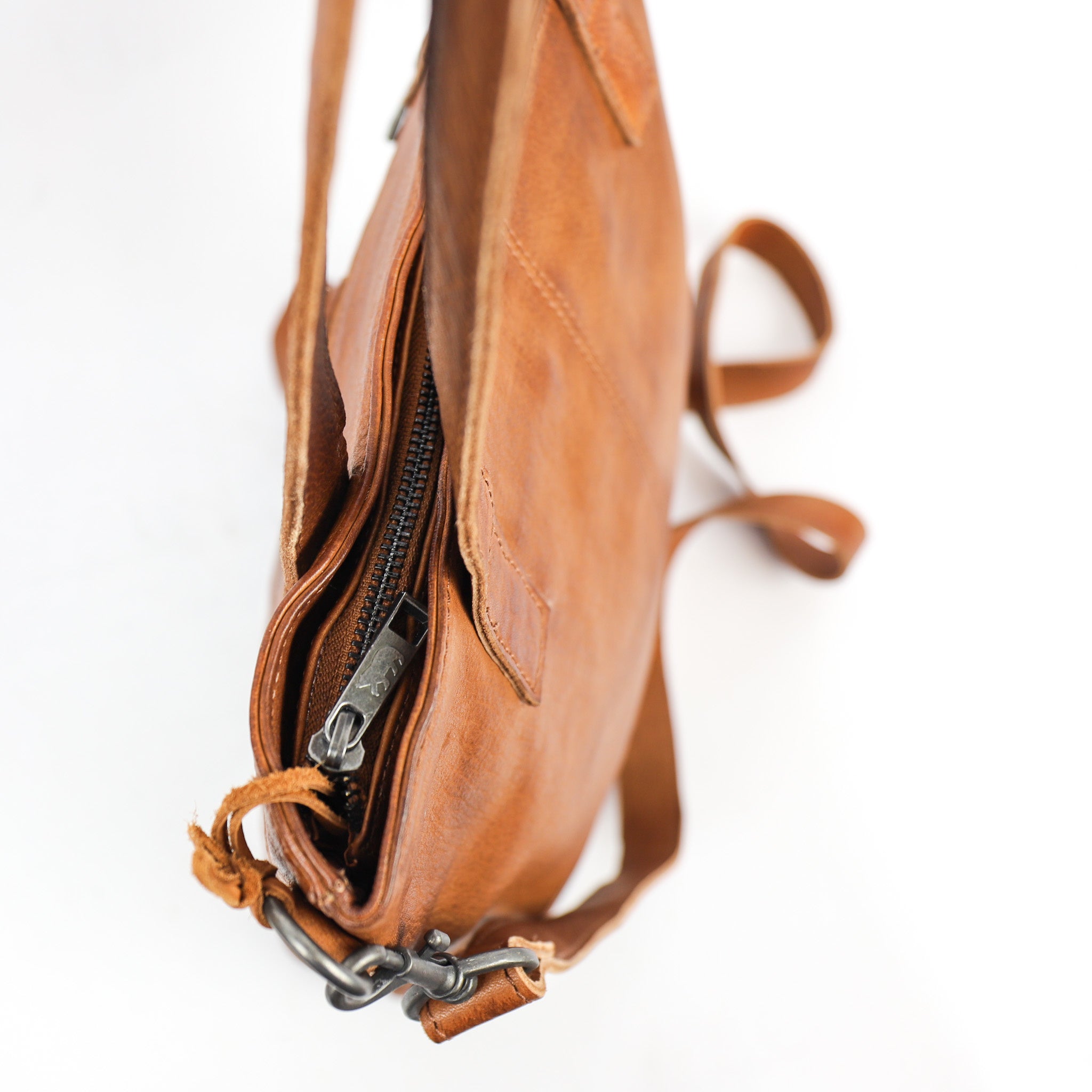 Hand-/schoudertas 'Jilke' cognac Cognac
