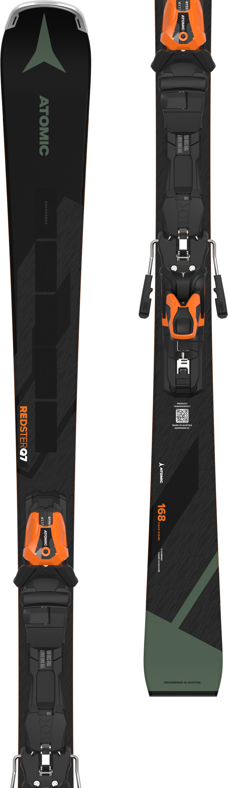 Atomic REDSTER Q7 Revoshock C + MI 12 GW 2024/25 - 160 Atomic MI 12 Gripwalk (DIN 4-12)