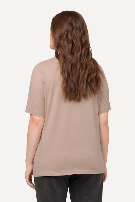 T-Shirt, PURE, V-Ausschnitt, Halbarm, Biobaumwolle