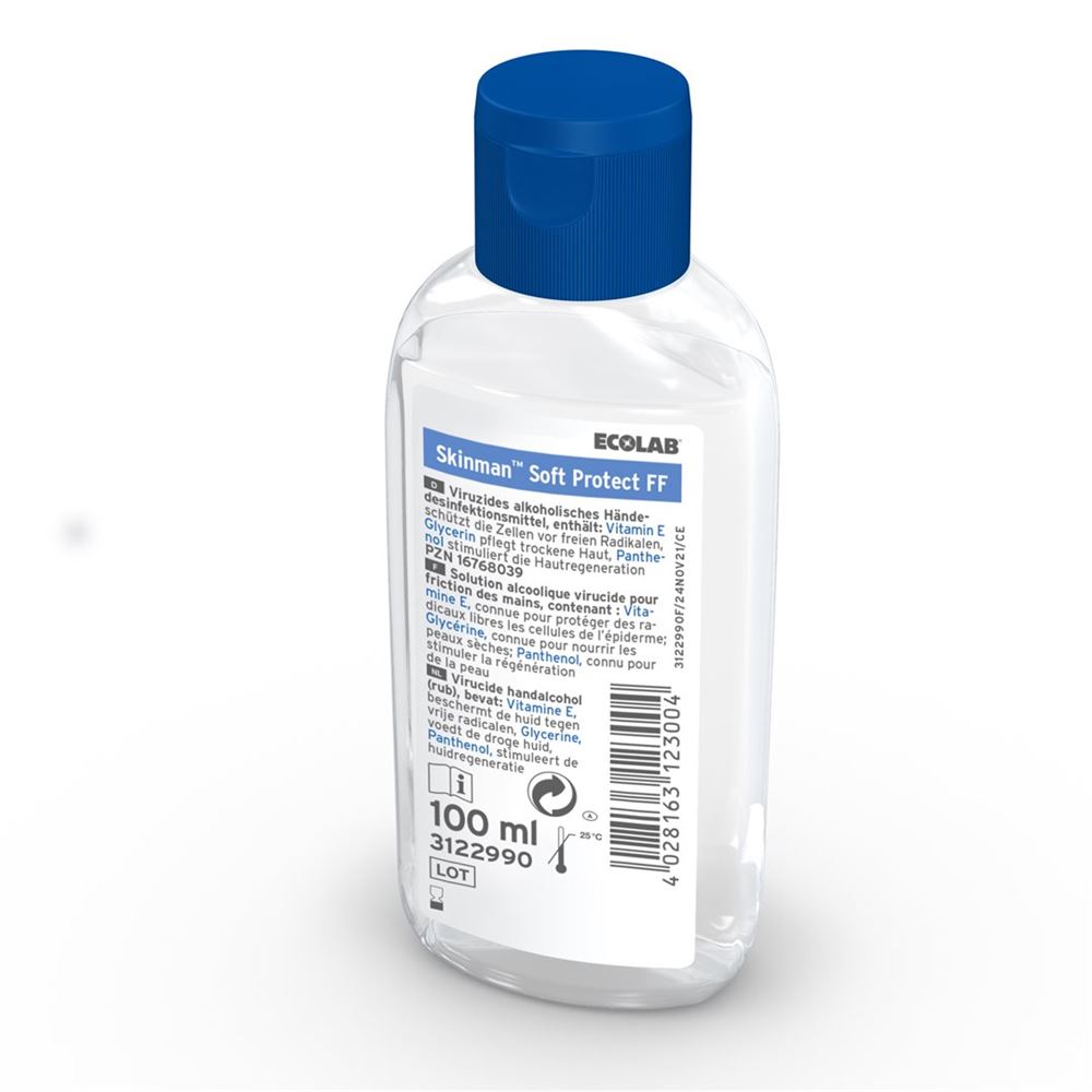 Skinman SOFT PROTECT FF viruzide alkoholische Händedesinfektion liq ohne Farb- und Duftstoffe Fl 100 ml