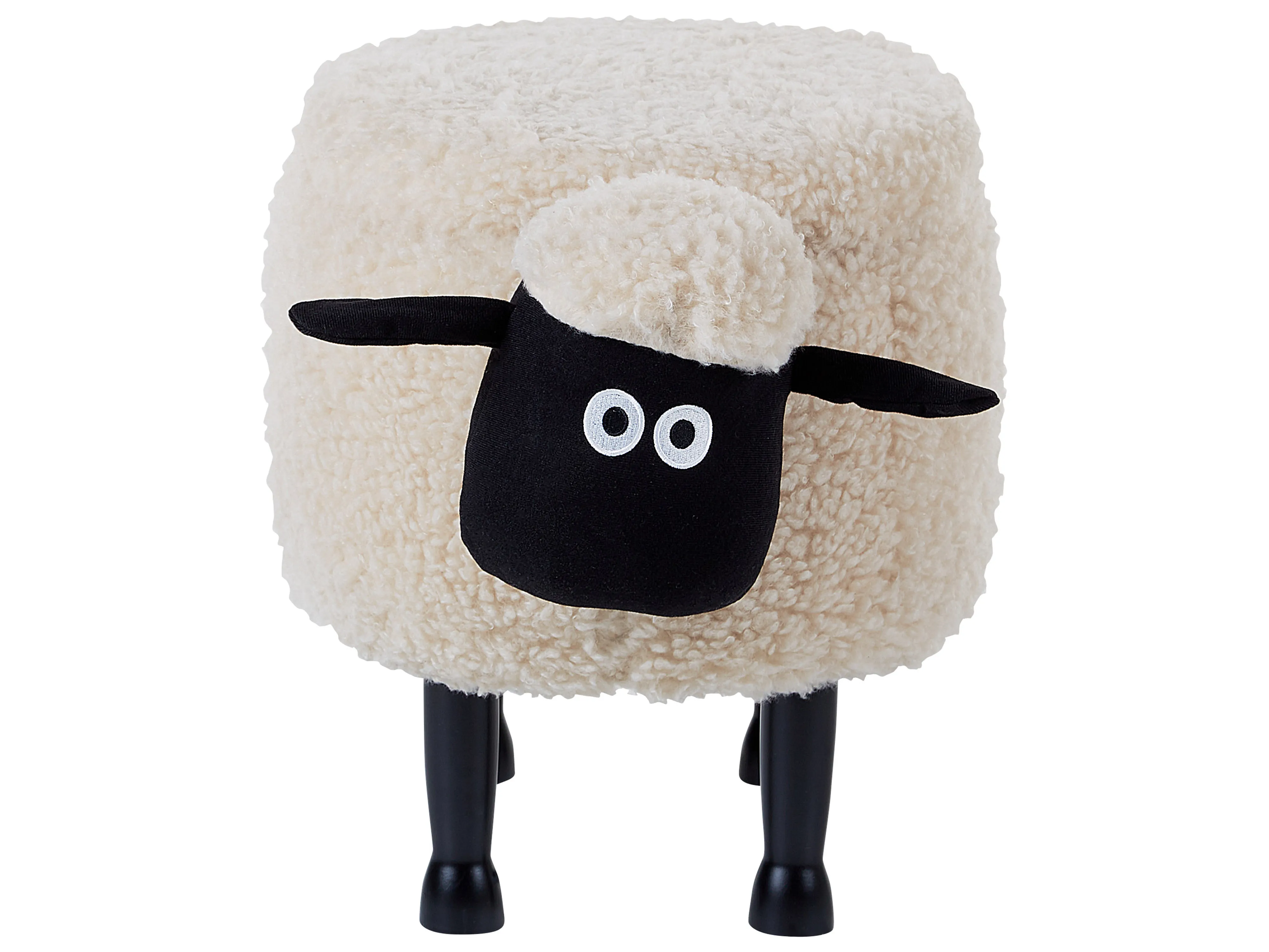 Dierenpoef met opbergruimte SHEEP Stof Lichtbeige Schaap