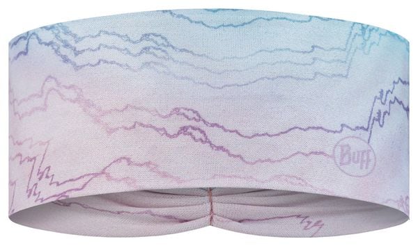 Bandeau Buff Coolnet UV Ellipse Bleu/Rose Clair