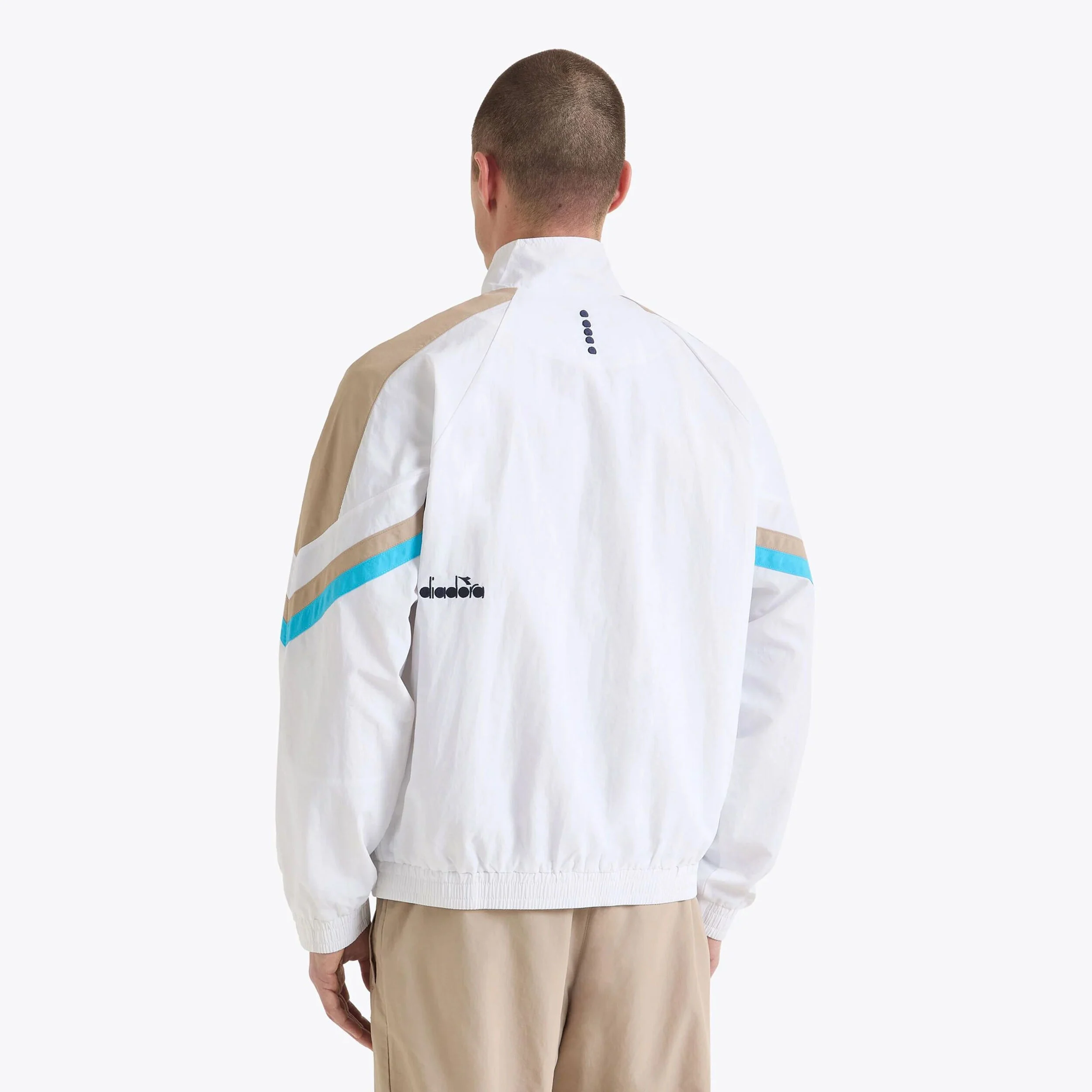 Diadora U. Track Icon Veste De Survêtement Hommes - Blanc , Multicouleur
