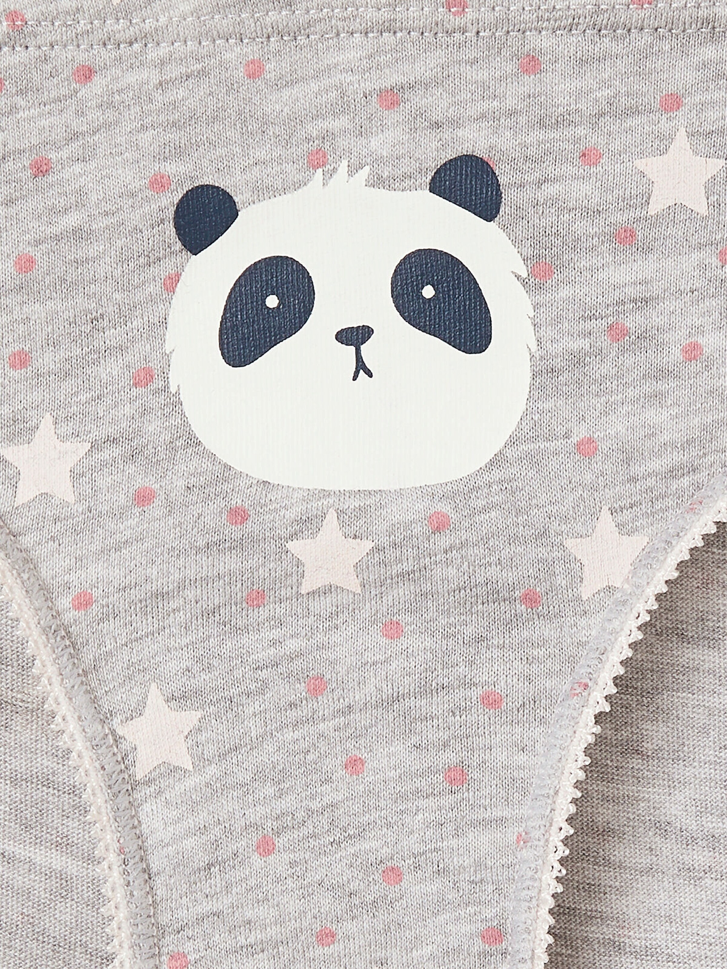 Vertbaudet 7er-Pack Mädchen Slips mit Tiermotiven weiß