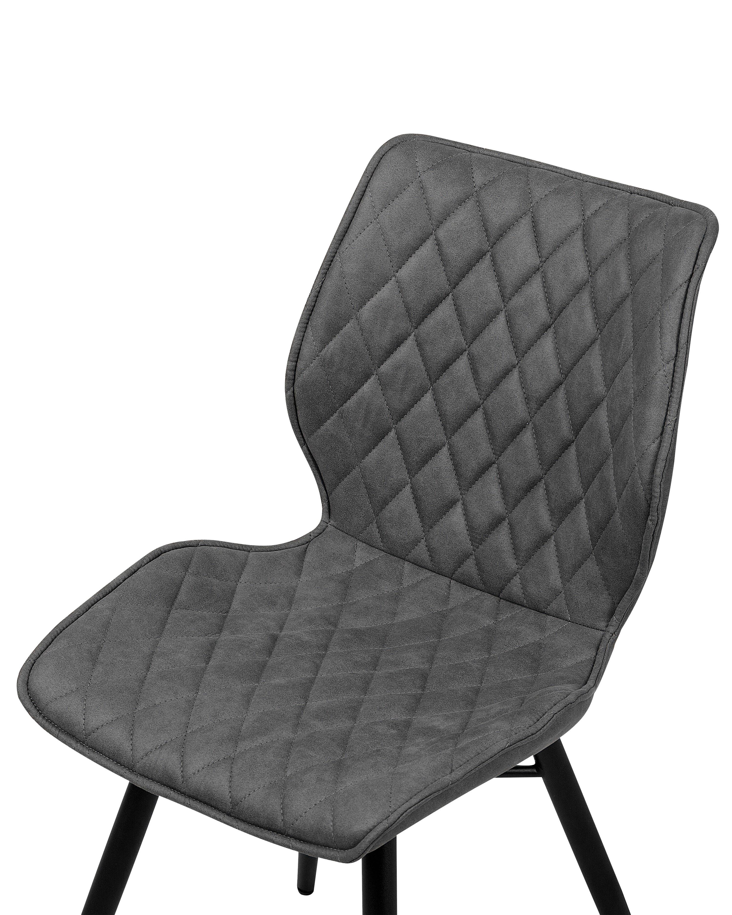 Set van 2 eetkamerstoelen LISLE Grijs