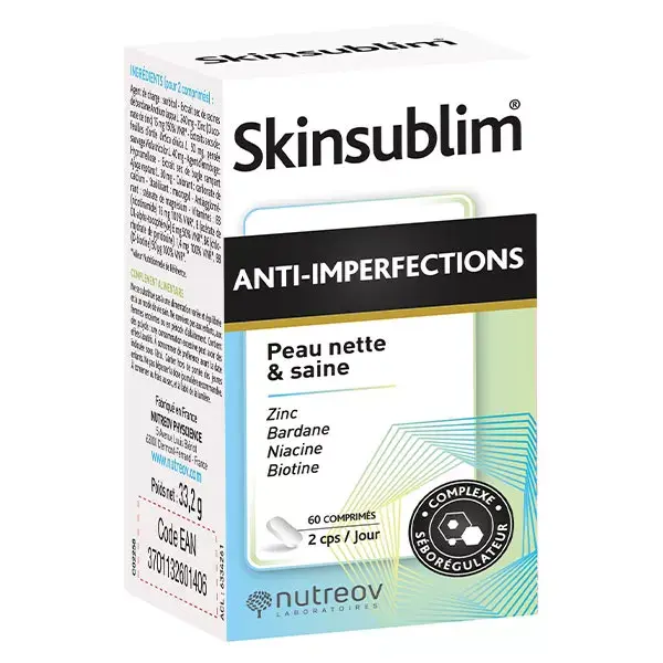 Nutreov Skinsublim Anti-Imperfeições 60 comprimidos