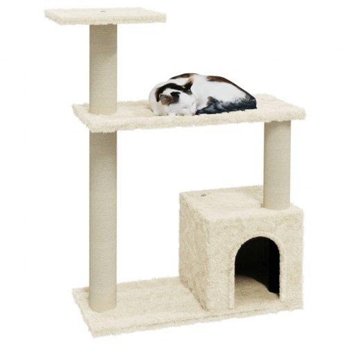 Creme arranhador de sisal Vidaxl para gatos
