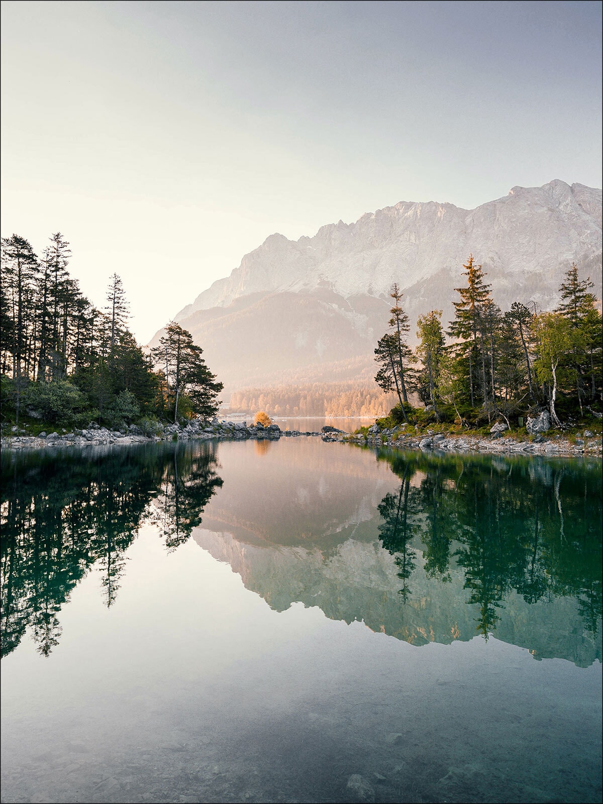 PRO ART Glas-Art Bild MOUNTAIN LAKE VI 60 x 80 cm