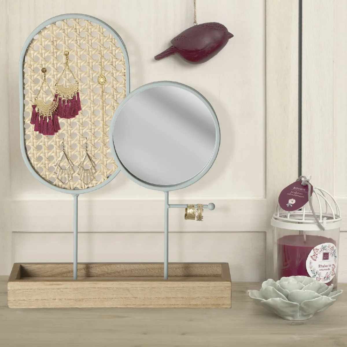 Atmosphera, Createur D'Interieur Atmosphera Porte-bijoux Poésie - Beige