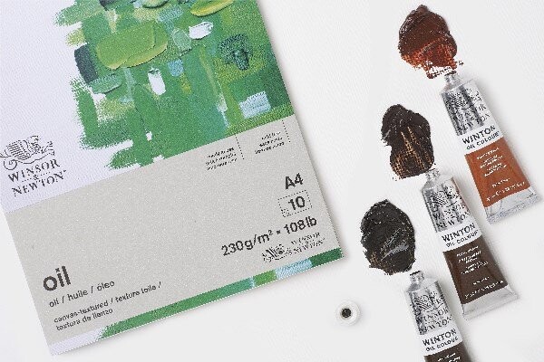 Winsor & Newton - Blok Til Oliemaling - A4 - 10 Ark