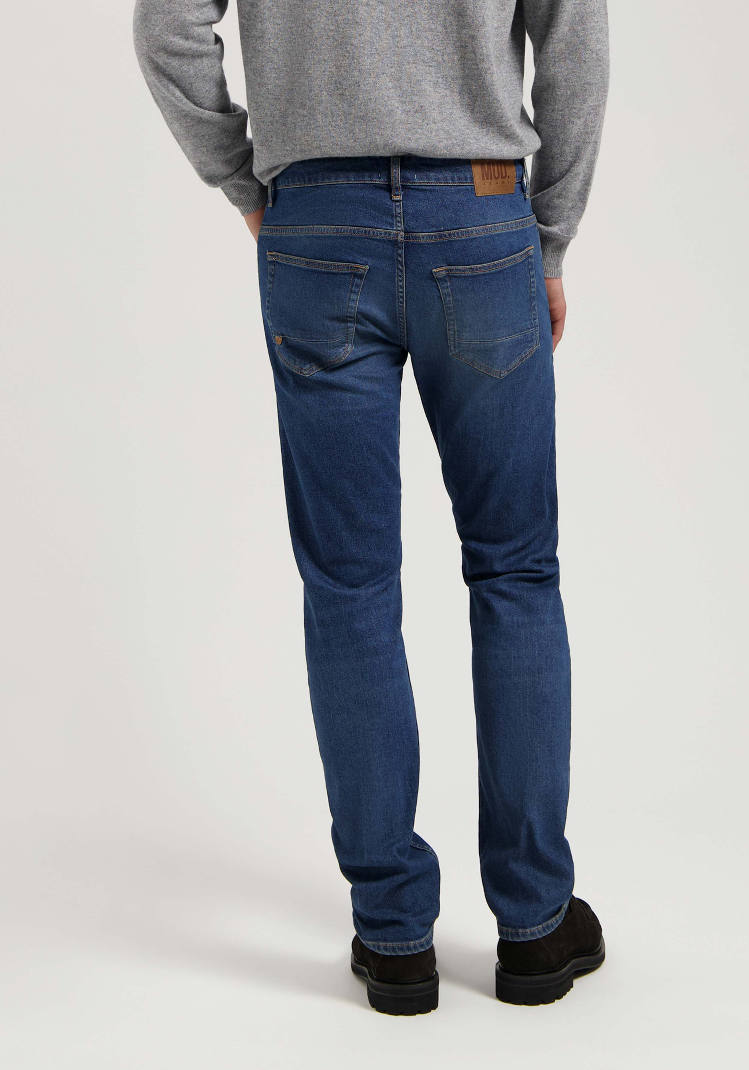 Mud Jeans Herrenjeans Hank Mid Tapered Rustic Blue