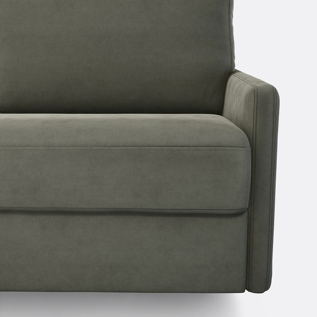 LA REDOUTE INTERIEURS<br>Sofá-cama de canto em veludo, Bultex Marta